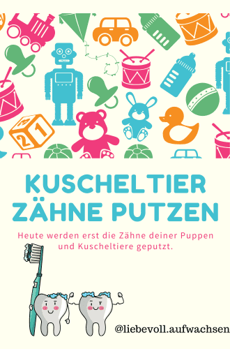 liebevoll aufwachsen – Zahnpflege-Spiel mit Kuscheltieren und Puppen